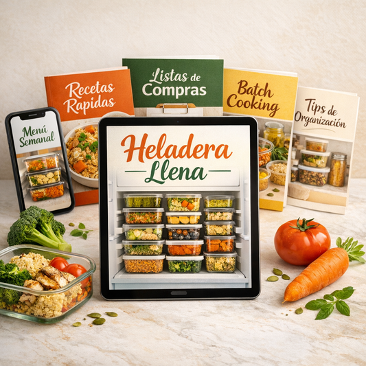 📦 Heladera Llena- 60 Recetas´+ 5 bonos exclusivos 🎁