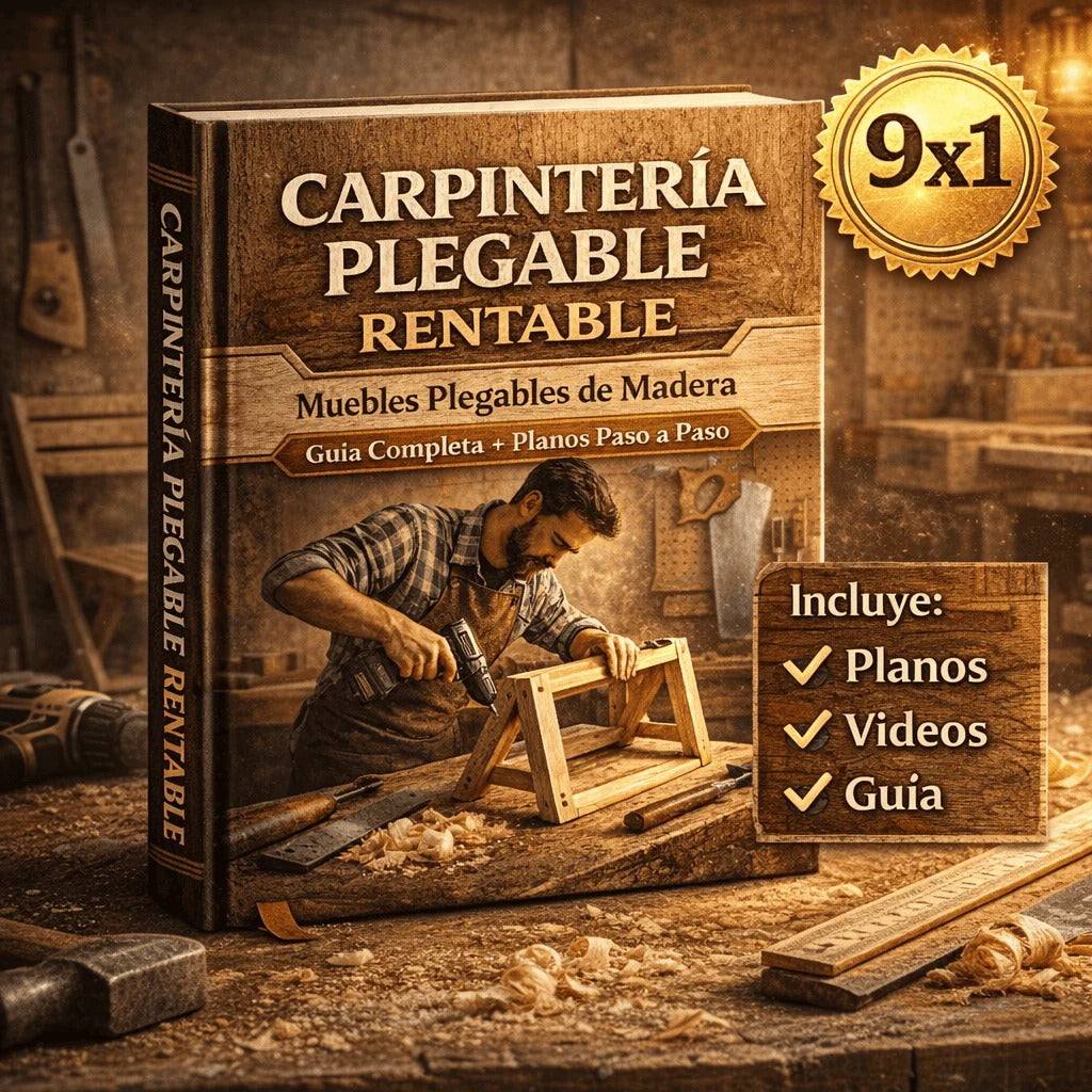 Crea y Vende Muebles Plegables 🪑💸 +11 Bonus de Regalo